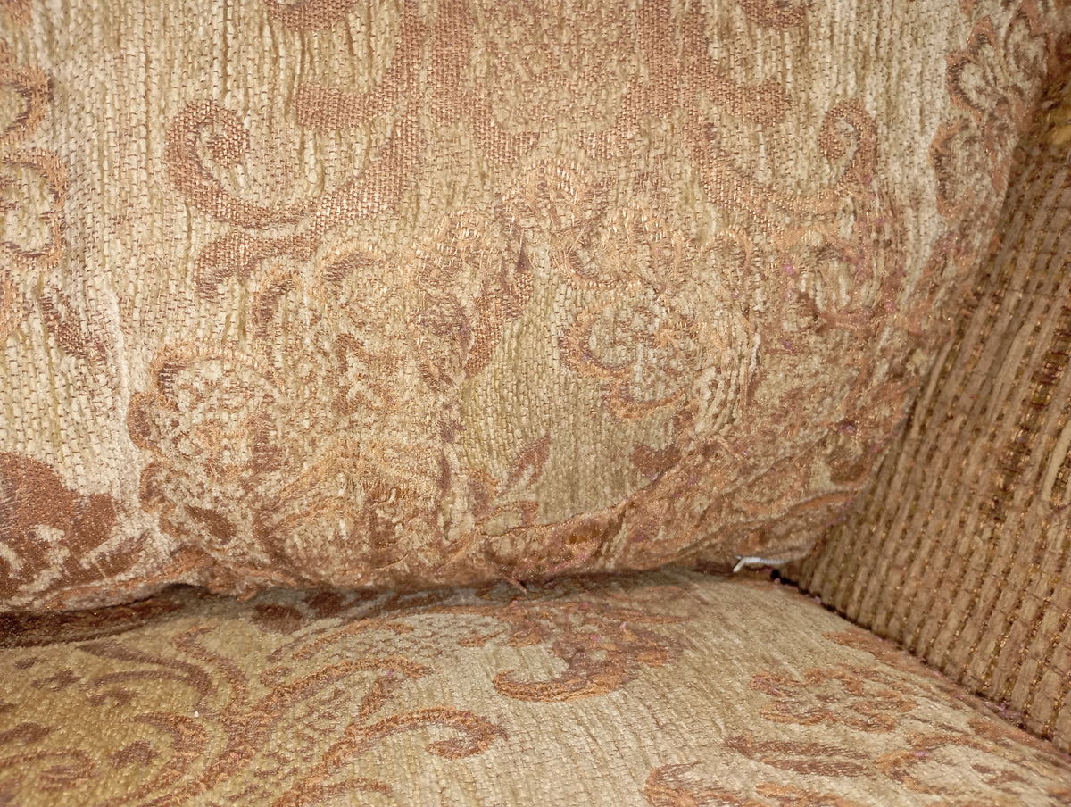Damask-Style Two Seater Sofa