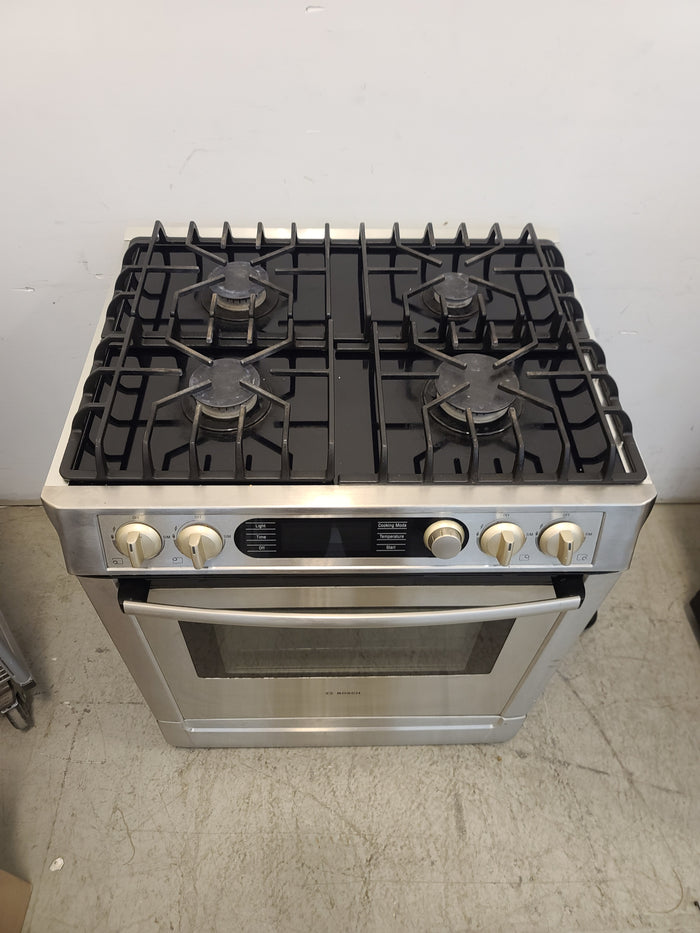30" Bosch Gas Range with Glass Top
