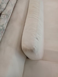 82"W Cream 2-Seater Couch