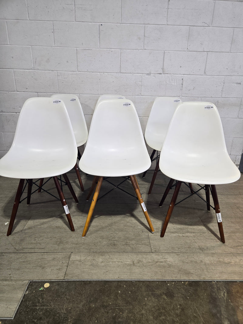 Eiffel White Chairs Set Of 6