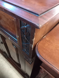 62"W Solid Wood hutch