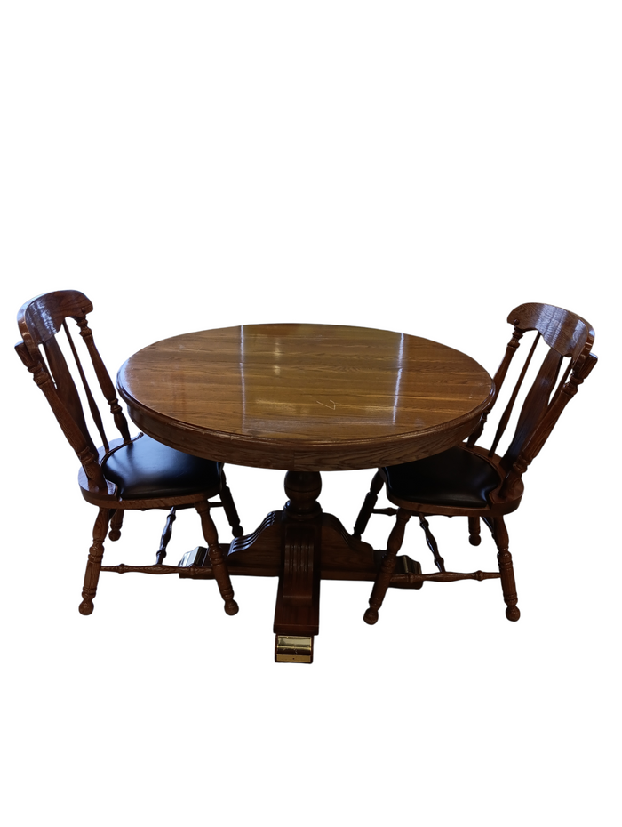 Heritage Hearth Pedestal Dining Set