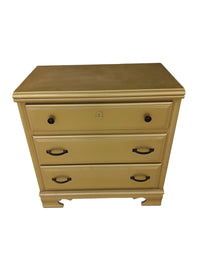 Gold Finish Dresser Bassett