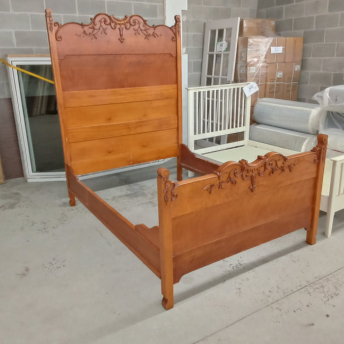 57"W Double Bed Frame in Wood