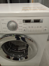 23.5"W White Front-Load Washing Machine