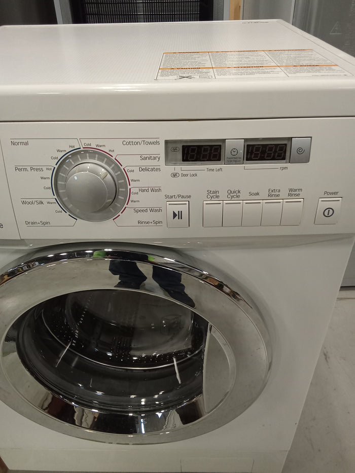 23.5"W White Front-Load Washing Machine