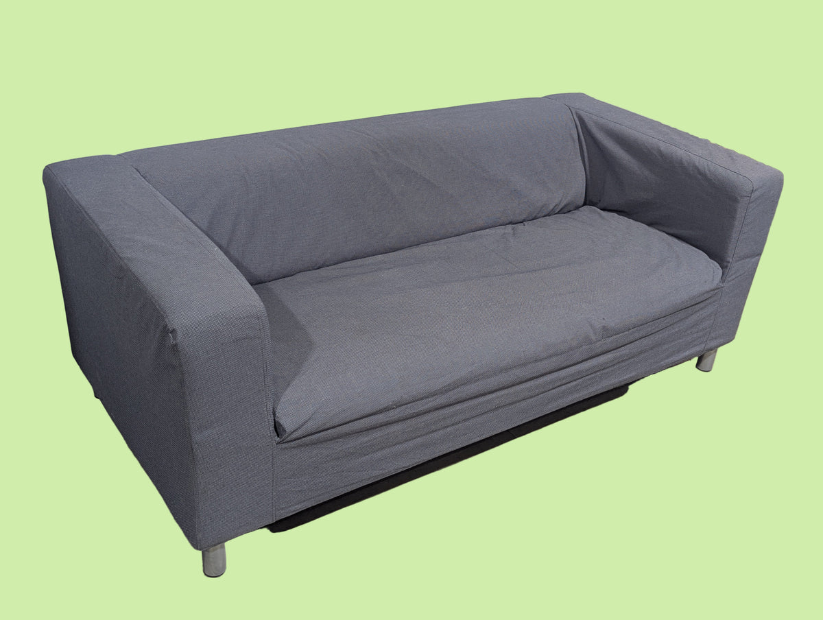 IKEA KLIPPAN Grey Fabric Sofa