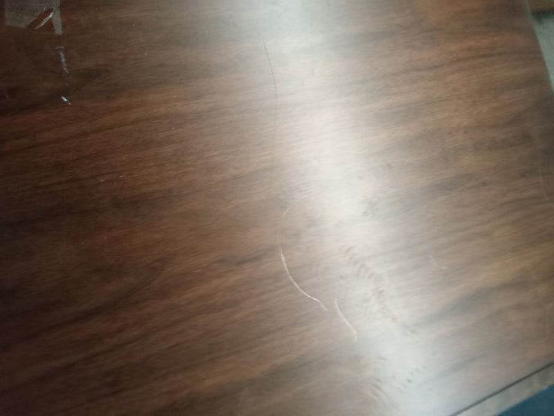 48"W Wooden Coffee Table with Two Drawers