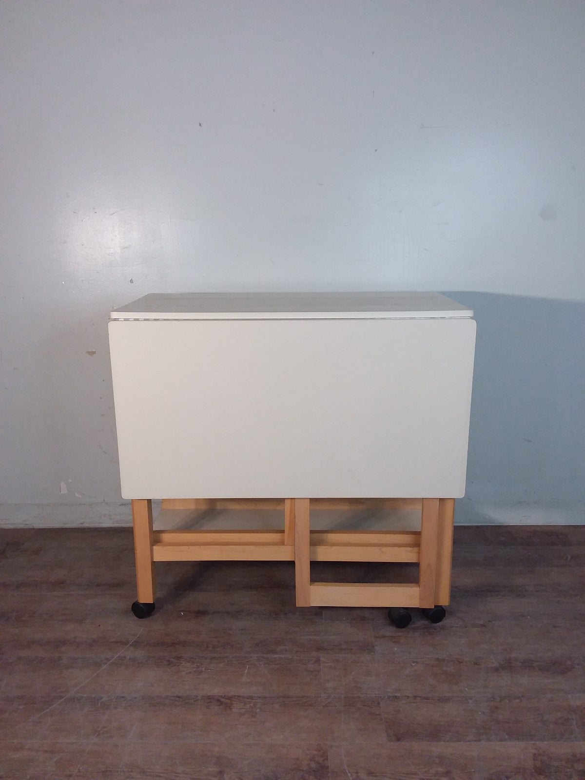 White Laminate Folding Work Table