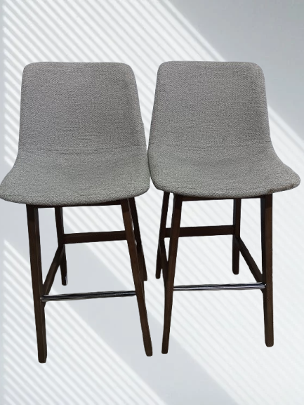 Bistro Wooden Bar stools - Set of two