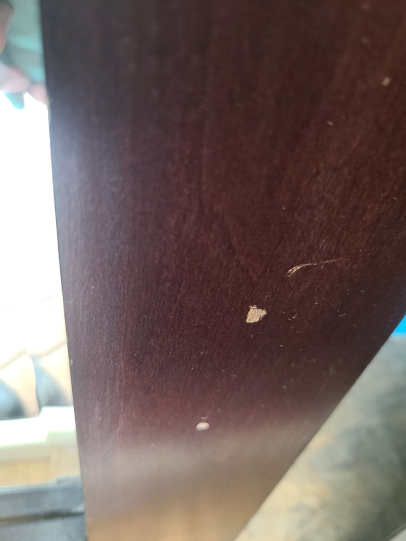Dark Brown Framed Mirror