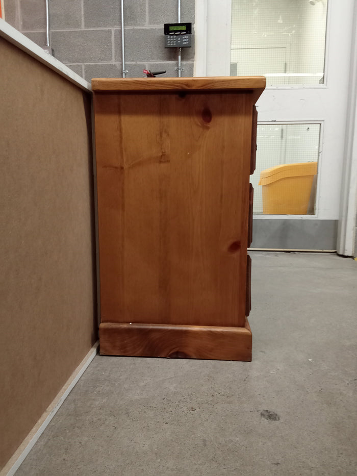 57"W Solid Wood 7-Drawer Dresser