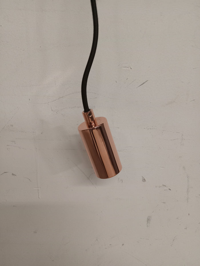 Polished Copper Pendant Ceiling Light Fixture