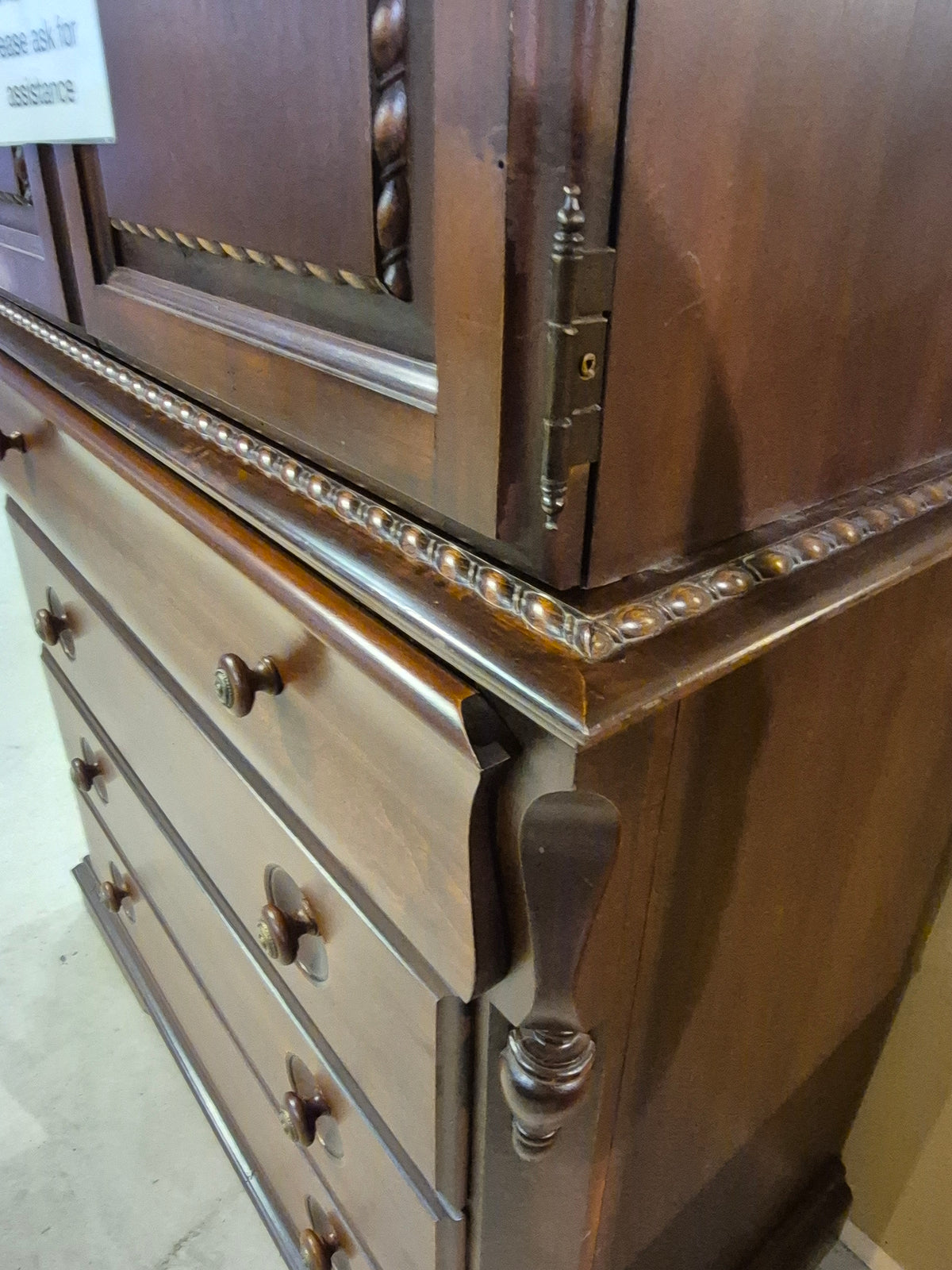 2-Pc Broyhill Armoire