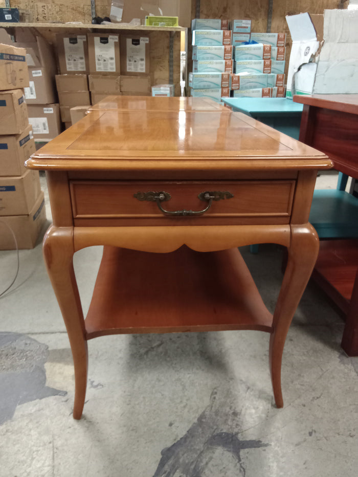 19.5"W Side Table with Single Drawer