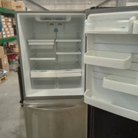 30"W Fridge with Bottom Freezer - Stainless Steel