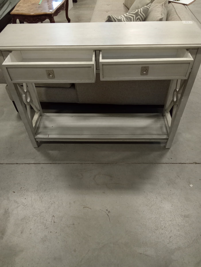 47"W Hall Table with Two Drawers