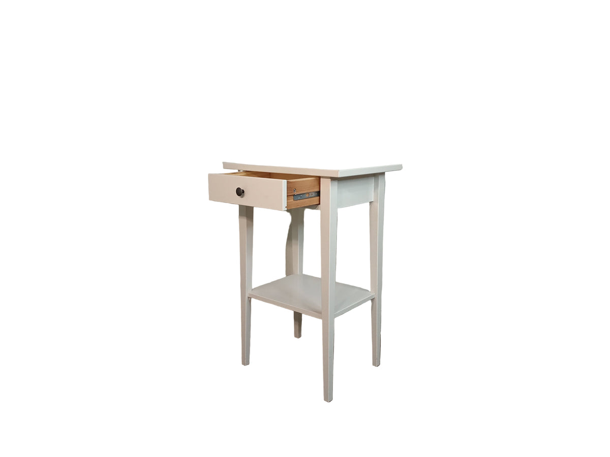 Traditional White Side Table