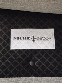 Niche Decor Grey Fabric Sofa