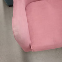 28"W Pink Wing Back Chair