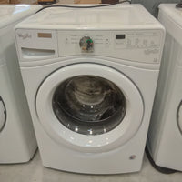 27"W Front Load Washing Machine in White