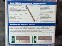 KREG Protec Kote Deck Screw - 2-5/8 inch No. 8 Coarse Pan head