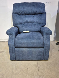 Blue Fabric Electric Lift Chair/Recliner