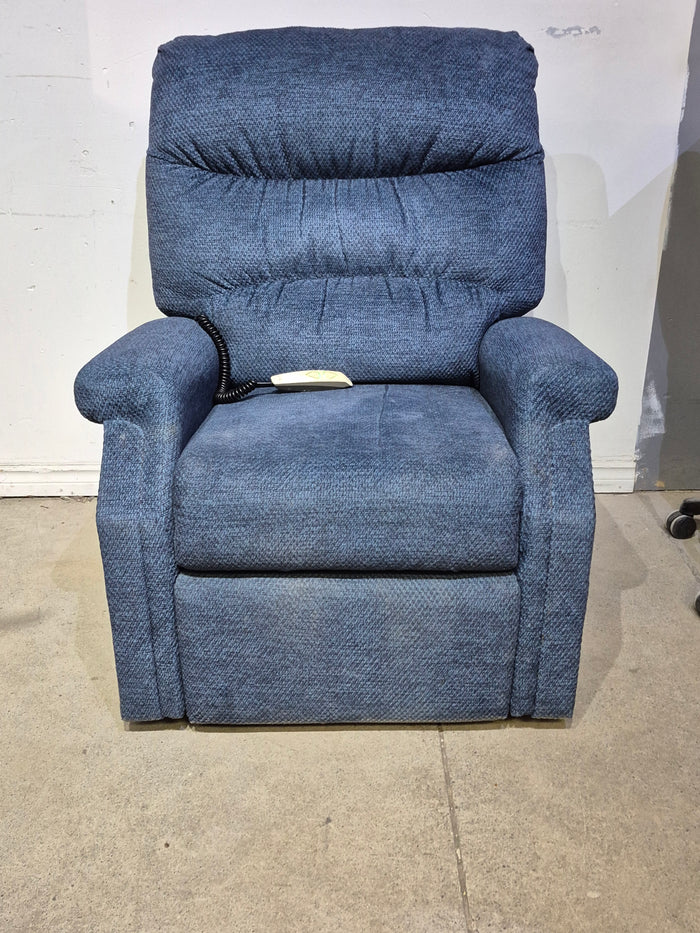 Blue Fabric Electric Lift Chair/Recliner