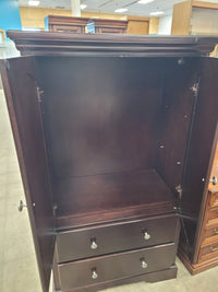Dark Espresso-Finished Wardrobe