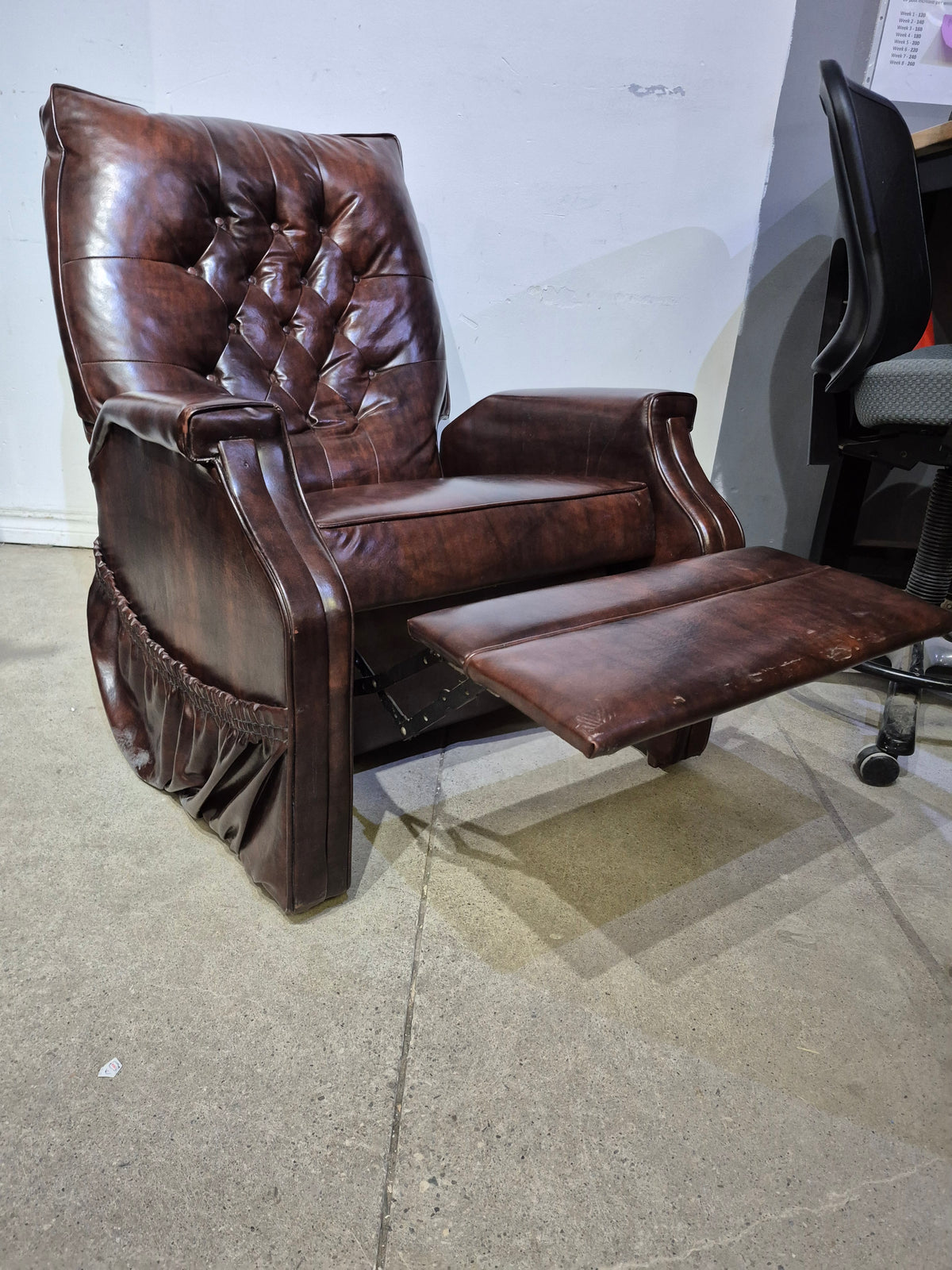 Vintage Vinyl Recliner