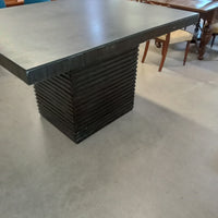60"W High Dining Table in Black