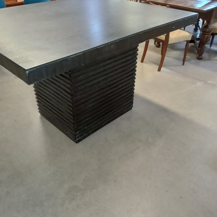 60"W High Dining Table in Black