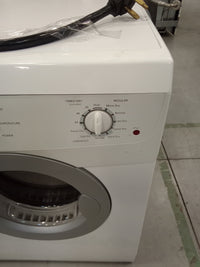 27"W Front Load Electric Dryer in White