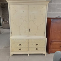 60"W 2-Piece Vintage Style Armoire