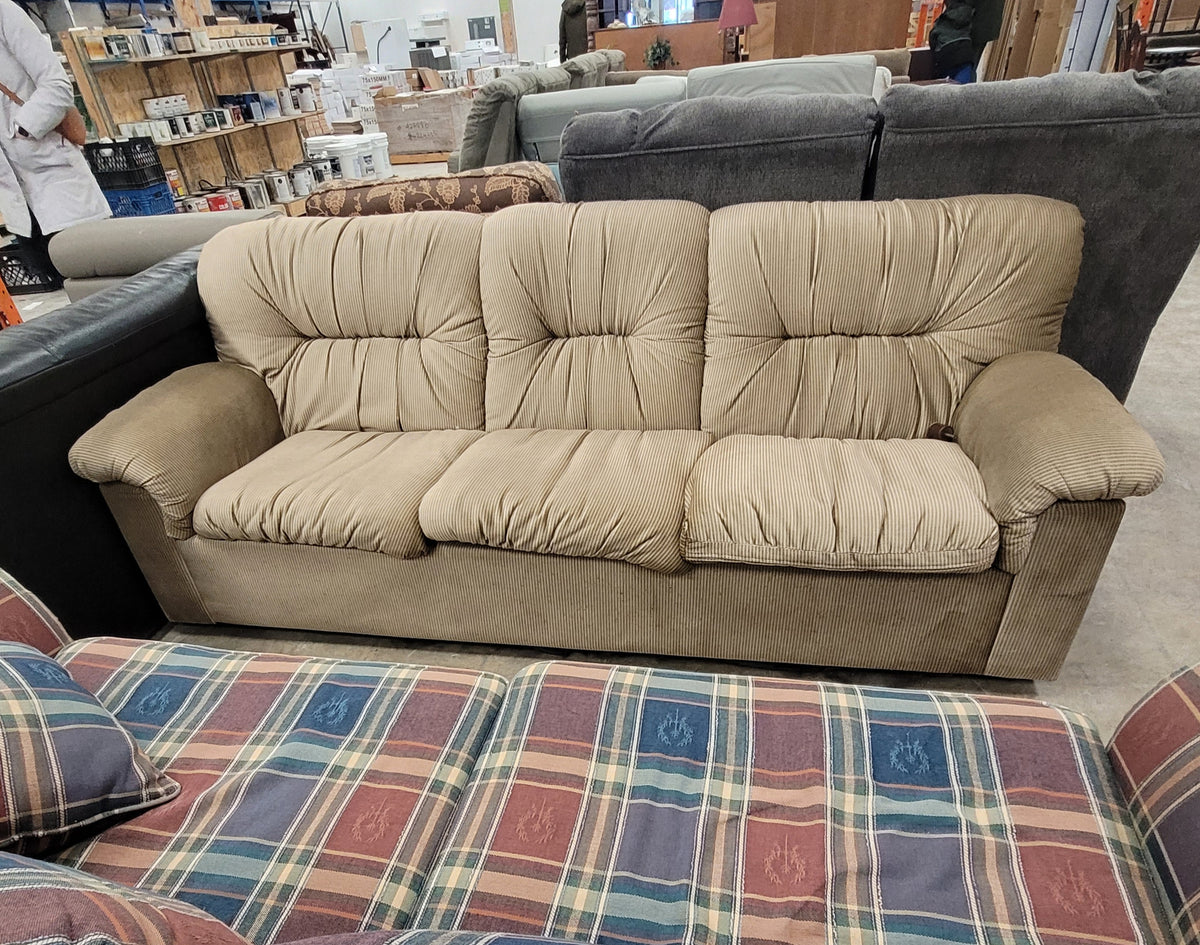 Micro Striped Corduroy 3-Seater
