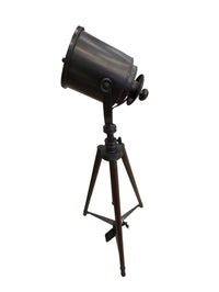 Pottery Barn Adjustable Tripod Metal Floor Lamp