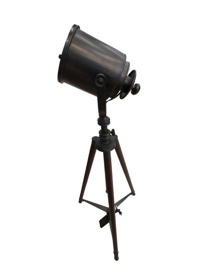 Pottery Barn Adjustable Tripod Metal Floor Lamp