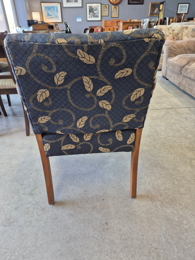 Upholstered Maple Armchair