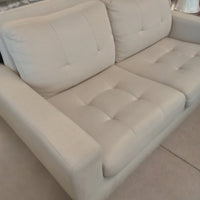 67"W 2-Seat Love Seat in Light Gray