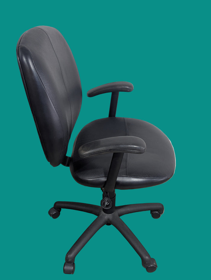 Black Leather Office Chair