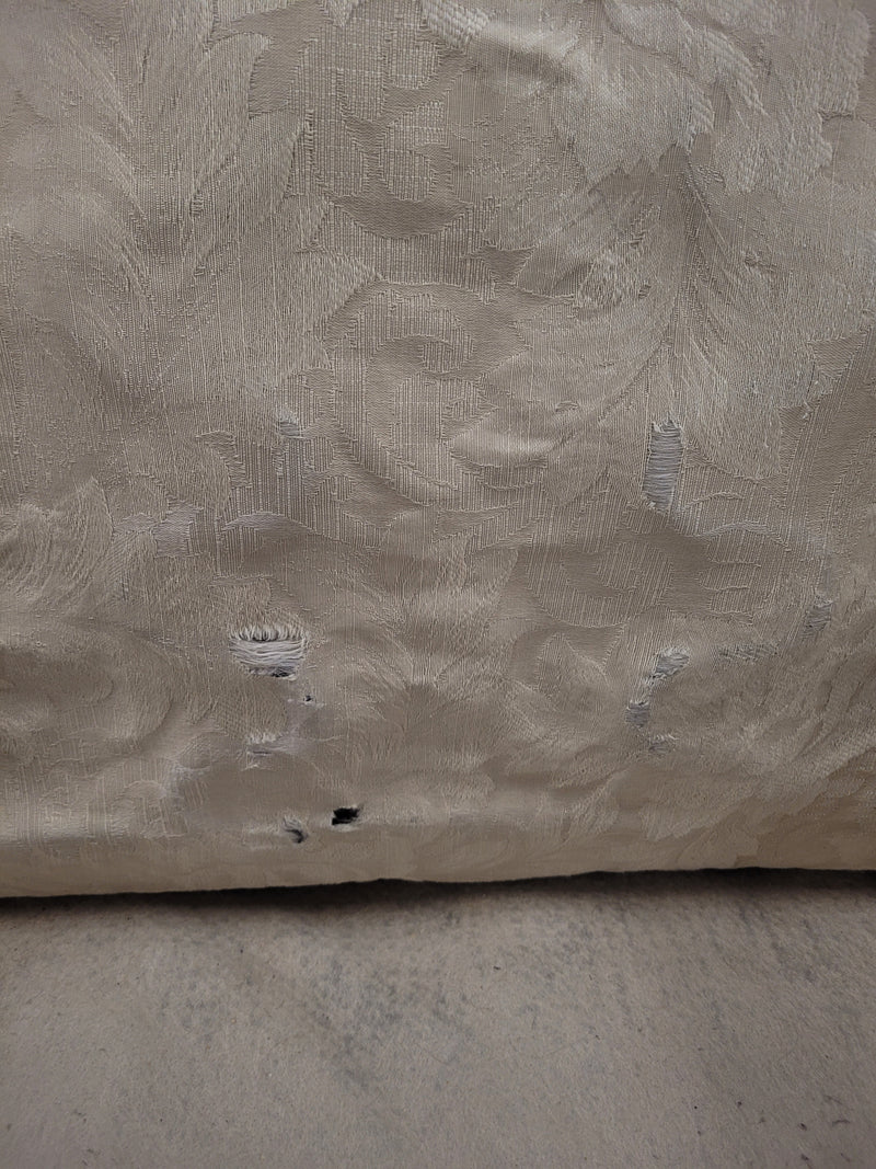 Cream Floral Loveseat