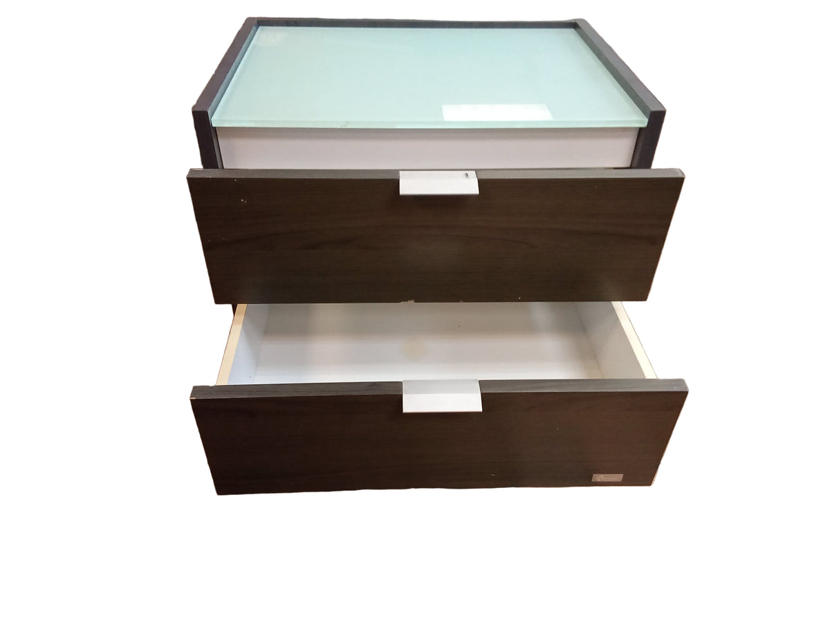 Glass top Night Stand