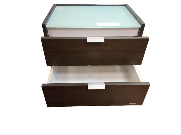 Glass top Night Stand