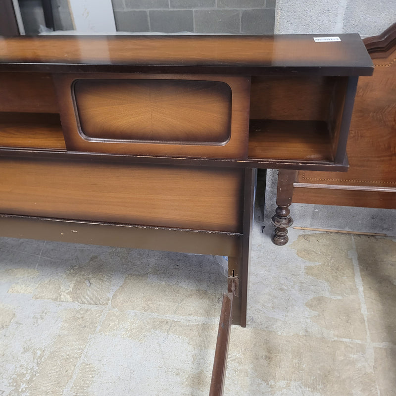 75"W Double Bed Frame with Storage