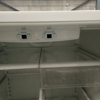 30"W Fridge Freezer with Lower Freezer in White