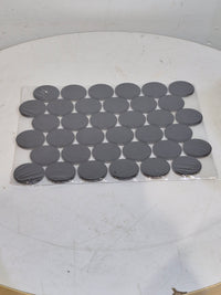 Retro Black Round 2" - - 10.23" x 11.81" Matte Porcelain Floor and Wall Tile