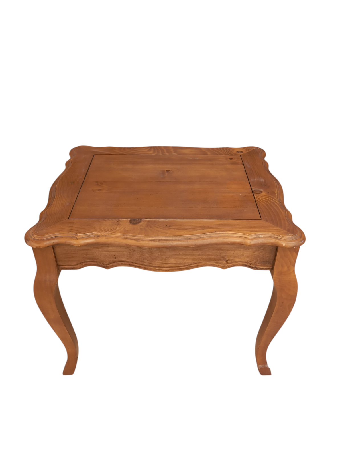 Maple Scalloped Side Table