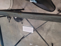 Square Glass-Top Metal End Table