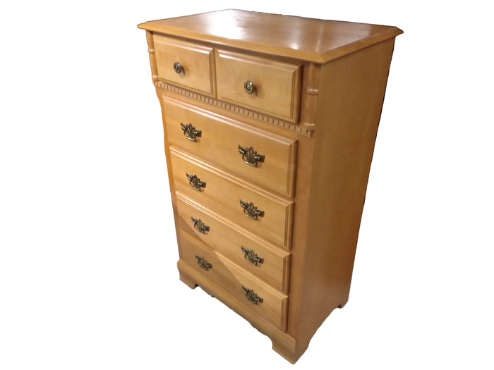 Maple Highboy Dresser