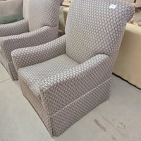 31"W Gray Arm Chair